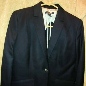 Brooks Brothers navy blue blazer.